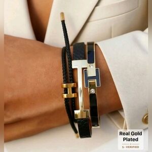 Hermes Style Bracelet Trio